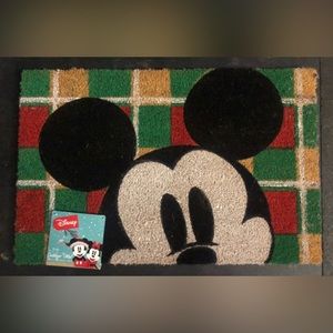 Disney Christmas Mickey Mouse Outdoor Coir Mat